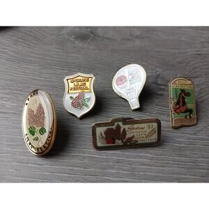 1985, 1987, 1989 Spokane WA Lilac Festival Lapel Hat Pins
